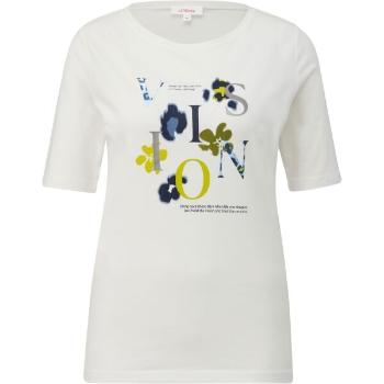 s.Oliver RL T-SHIRT Dámské tričko, bílá, velikost