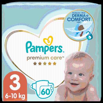 Pampers Premium Care S3, 6-10 kg 60 ks