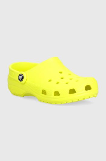 Dětské pantofle Crocs Classic Kids Clog šedá barva