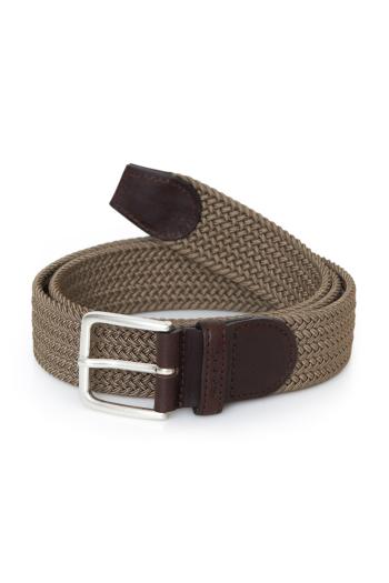 OPASEK GANT ELASTIC BRAID BELT hnědá 85