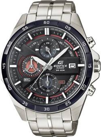 Náramkové hodinky Casio EFR-556DB-1AVUEF, (d x š x v) 53.5 x 48.7 x 12.6 mm, stříbrná/bílá