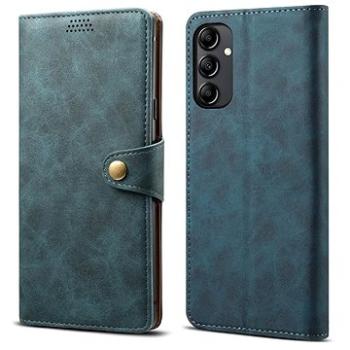 Lenuo Leather flipové pouzdro pro Samsung Galaxy A14 4G/5G, modrá (348439)