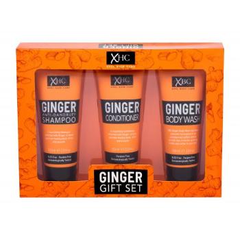 Xpel Ginger dárková kazeta šampon 100 ml + kondicionér 100 ml + sprchový gel 100 ml pro ženy poškozená krabička proti lupům