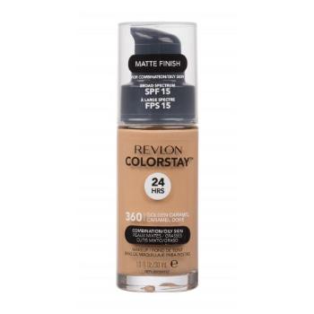 Revlon Colorstay Combination Oily Skin SPF15 30 ml make-up W 360 Golden Caramel na smíšenou pleť; na mastnou pleť; na problematickou pleť s akné