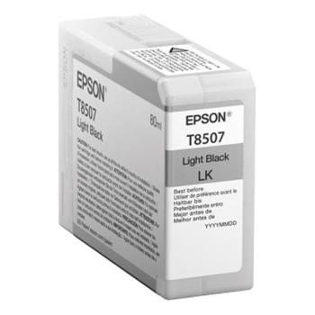 EPSON T8507 (C13T850700) - originální cartridge, světle černá, 80ml