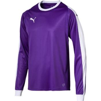 Puma LIGA JERSEY LONG SLEEVE TEE Pánské triko, fialová, velikost