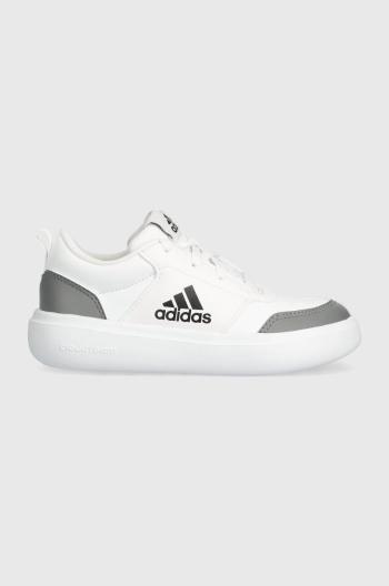 Dětské sneakers boty adidas bílá barva