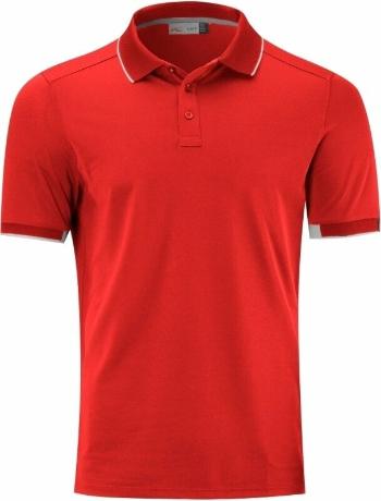 Kjus Mens Steve S/S Cosmic Red 48 Polo košile