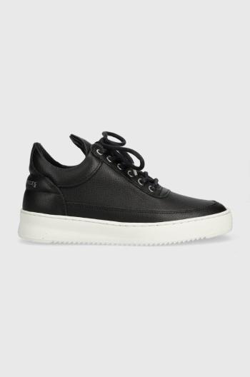 Semišové sneakers boty Filling Pieces Low Top Bianco Perforated černá barva, 10128821861.