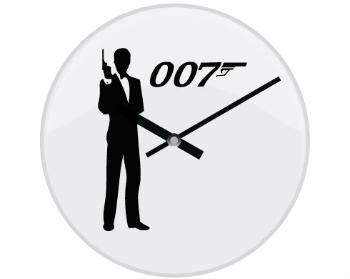 Hodiny skleněné James Bond