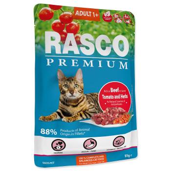 Kapsička RASCO Premium Cat Pouch Adult , Beef, Hearbs 85 g