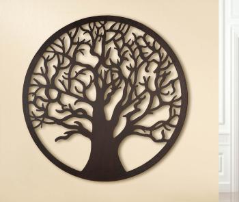 Nástěnná dekorace strom života, ø 80 cm