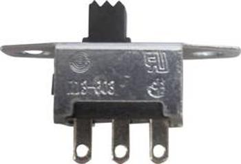 Posuvný přepínač TRU COMPONENTS TC-R13-603C-05, 250 V/AC, 3 A, 1x zap/zap, 1 ks