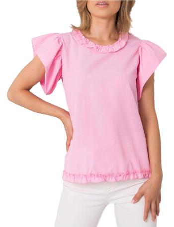 Světle růžové dámské tričko vel. 36