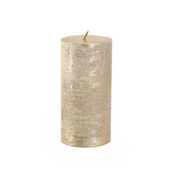 Provence Rustikální svíčka 12cm zlatá