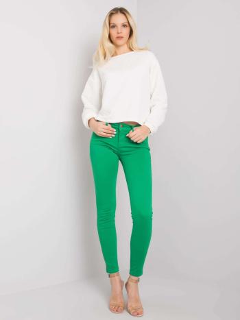 Světle zelené dámské skinny kalhoty RS-SP-77302.55P-green Velikost: 40