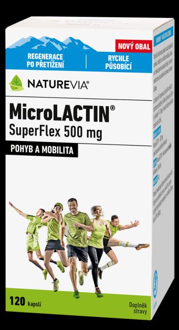 NatureVia MicroLactin SuperFlex 500 mg 120 kapslí