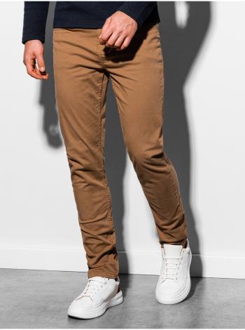 Pánské kalhoty P895 - světle hnědé
