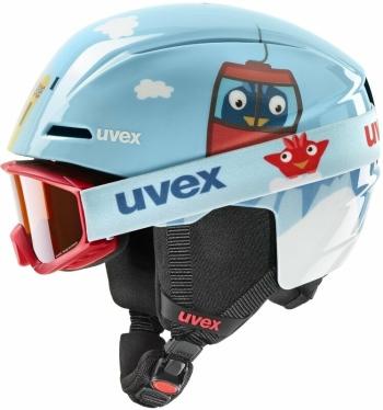 UVEX Viti Set Junior Light Blue Birdy 51-55 cm Lyžařská helma