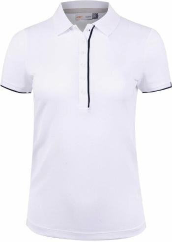 Kjus Womens Sia S/S White 36 Polo košile