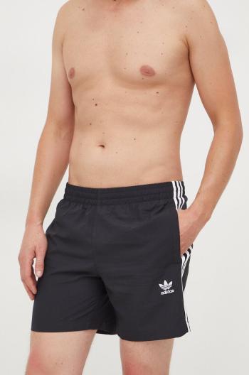 Plavkové šortky adidas Originals černá barva, HT4406