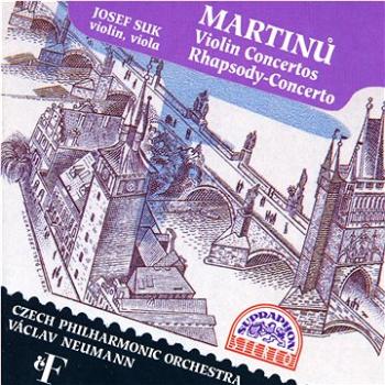Suk Josef, Česká filharmonie: Martinů : Violin Concertos, Rhapsody-Concerto - CD (111969-2)