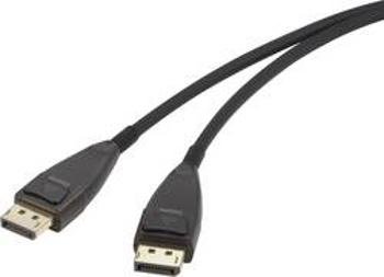 DisplayPort kabel Renkforce [1x zástrčka DisplayPort - 1x zástrčka DisplayPort] černá 30.00 m