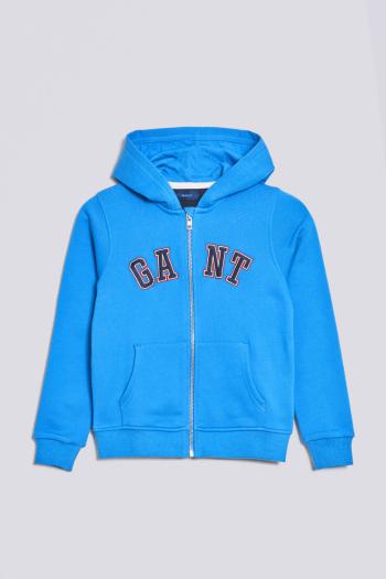 MIKINA GANT D1. GRAPHIC FULL ZIP HOODIE modrá 92