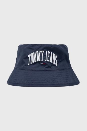 Oboustranný klobouk Tommy Jeans tmavomodrá barva