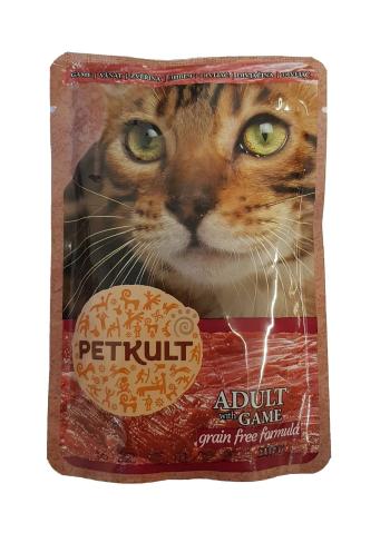 Petkult  cat kapsa ZVĚŘINA (game) - 100g