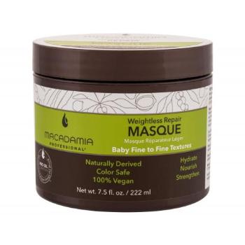 Macadamia Professional Weightless Repair 222 ml maska na vlasy pro ženy na poškozené vlasy; na suché vlasy