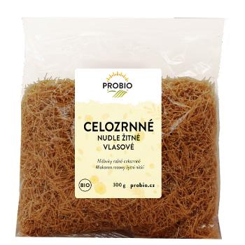 PRO-BIO obchod.spol. s r.o. Nudle žitné celozrnné vlasové 300 g BIO PROBIO