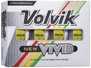 Volvik Vivid 2020 Yellow Golfové míčky