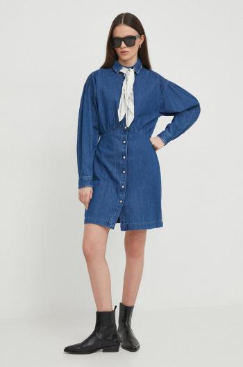 Džínové šaty Pepe Jeans JULIE tmavomodrá barva, mini, PL953449