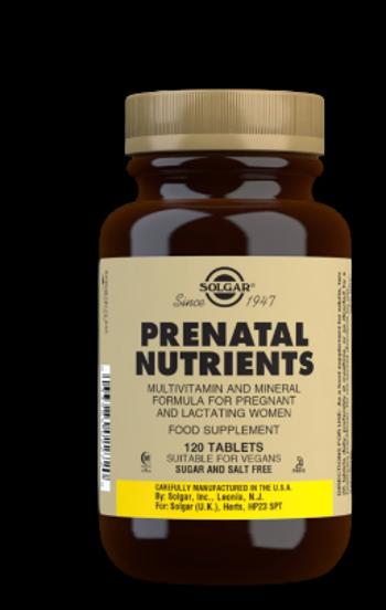 Solgar Prenatal – Multivitamín pro těhotné a kojící ženy 120 tablet