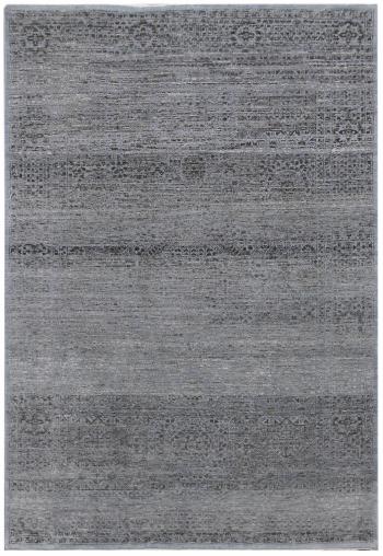 Diamond Carpets koberce Ručně vázaný kusový koberec Diamond DC-MAMLOOK jeans blue/black - 180x275 cm Šedá
