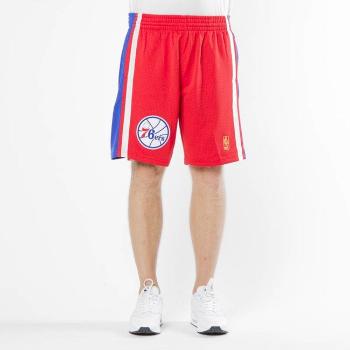 Mitchell & Ness shorts Philadelphia 76ers red/royal Swingman Shorts  - M