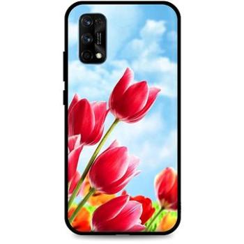 TopQ Realme 7 Pro silikon Tulips 62136 (Sun-62136)