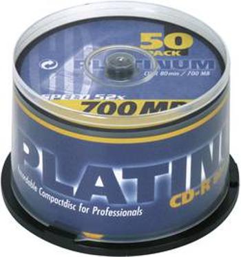 CD-R 80 700 MB Platinum 100128 50 ks vřeteno