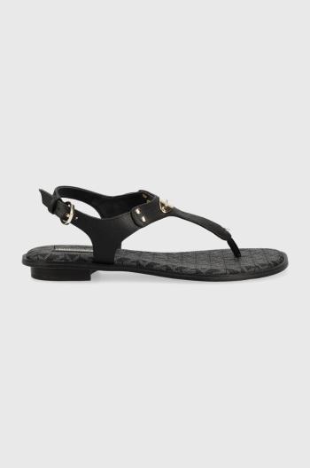 Sandály MICHAEL Michael Kors Mk Plate dámské, černá barva, 40R3MKFA2L