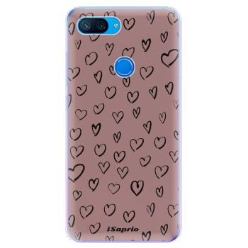 Odolné silikonové pouzdro iSaprio - Heart Dark - Xiaomi Mi 8 Lite