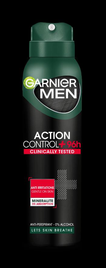 Garnier Men Action Control + Clinical Antiperspirant ve spreji s ochranou až na 96 hodin 150 ml