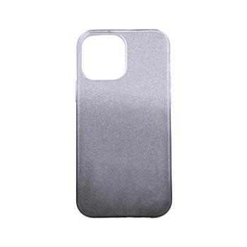 TopQ iPhone 13 Pro Max glitter stříbrno-černý 64847 (Sun-64847)