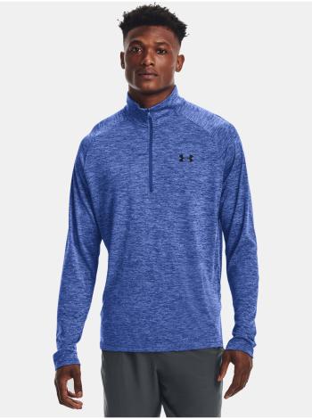 Tričko Under Armour Tech 2.0 1/2 Zip - modrá