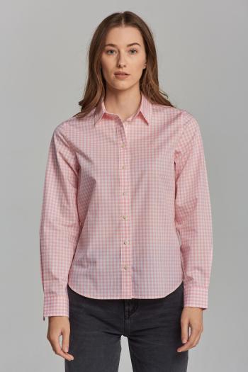 KOŠILE GANT REG BROADCLOTH GINGHAM SHIRT růžová 38