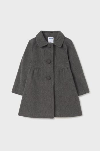 Dětský kabát Mayoral šedá barva