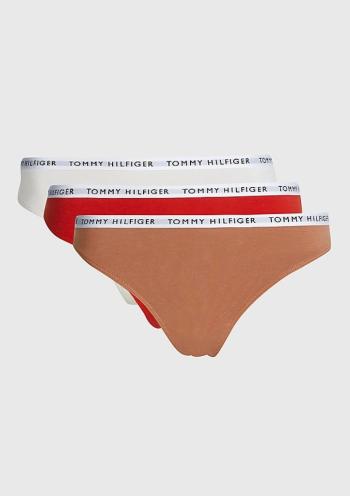 Dámské tanga Tommy  Hilfiger UW0UW02829  3PACK S Mix