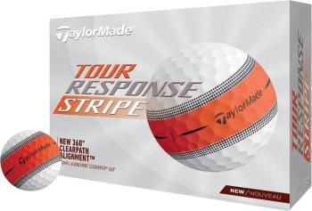 TaylorMade Tour Response Stripe Orange Golfové míčky