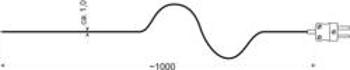 Teplotní čidlo Greisinger GTF 300, typ K, -65 až +300 °C, 100980