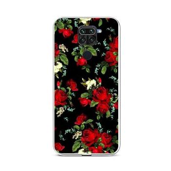 TopQ Xiaomi Redmi Note 9 silikon Květy růží 59358 (Sun-59358)